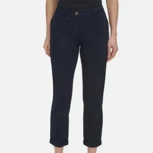 Nautica Jeans Ladies' Chino Ankle Stretch Navy Pants Size 6 NWT